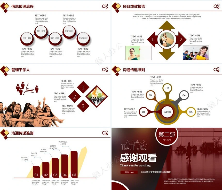 项目管理PPT模板(12)