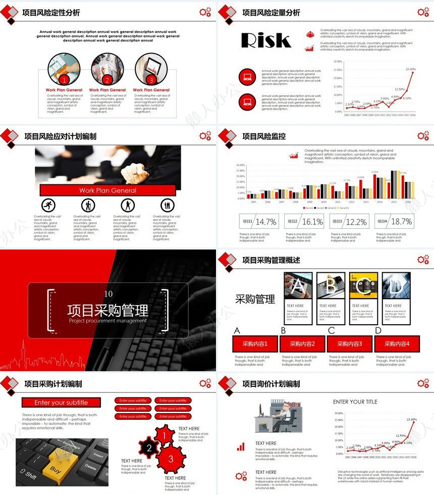 项目管理PPT模板(16)
