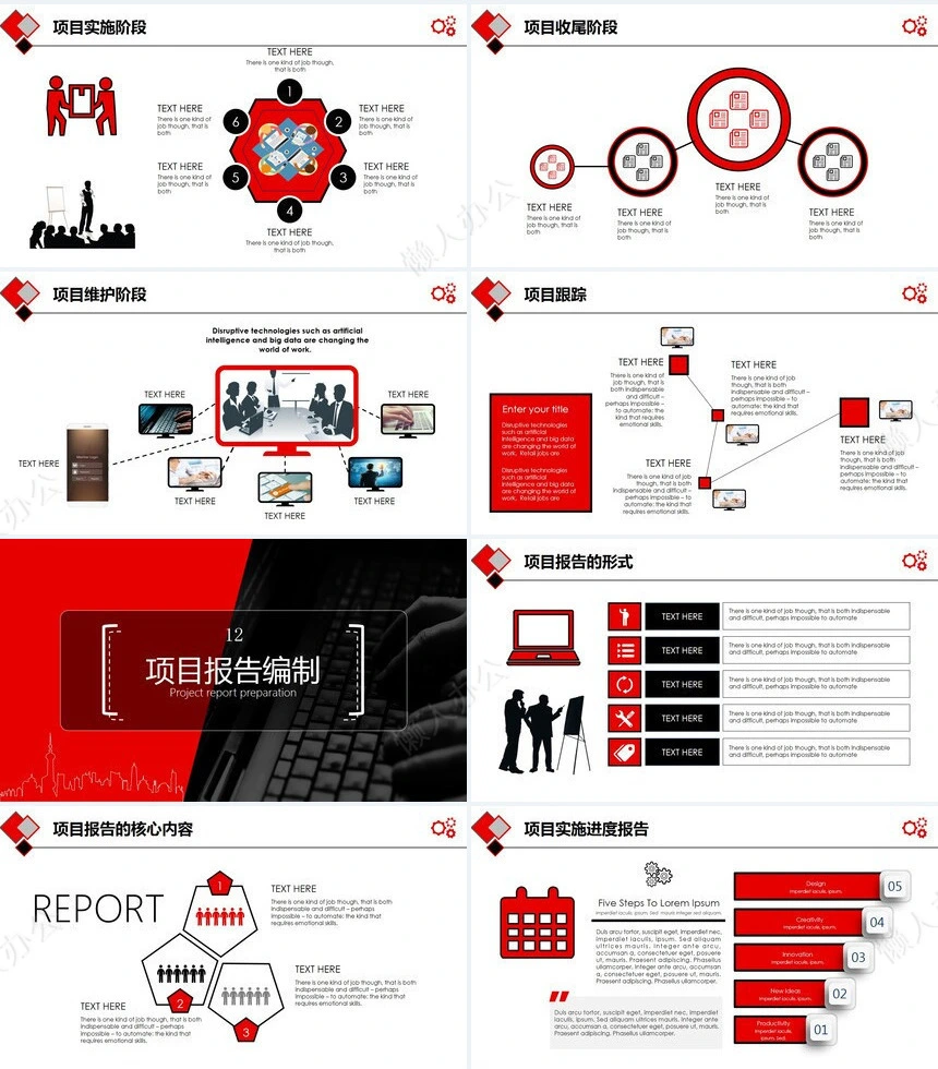 项目管理PPT模板(16)
