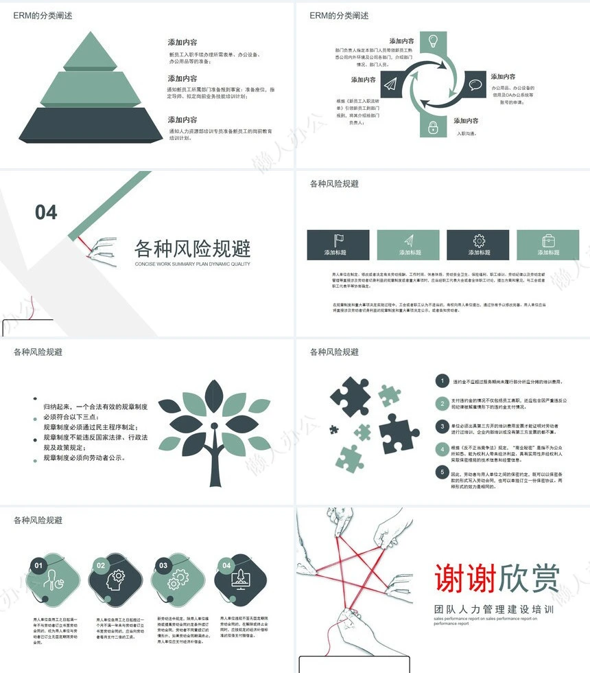 项目管理PPT模板(19)