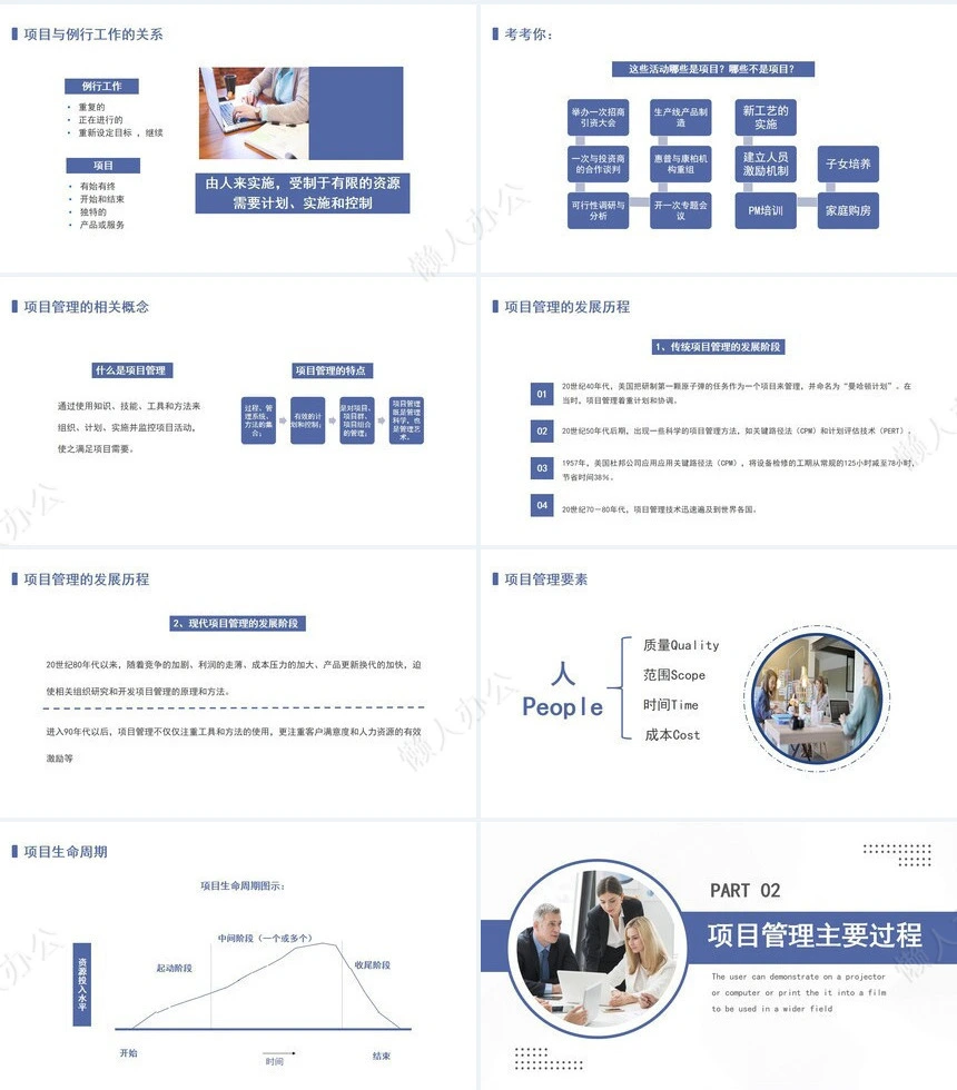 项目管理PPT模板(29)