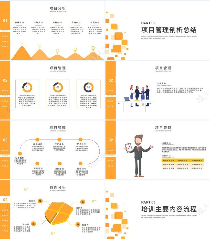 项目管理PPT模板(3)