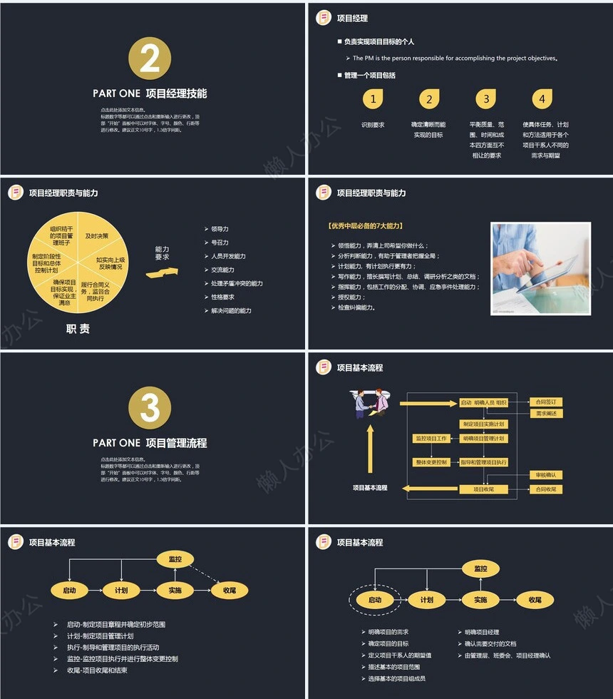 项目管理PPT模板(42)