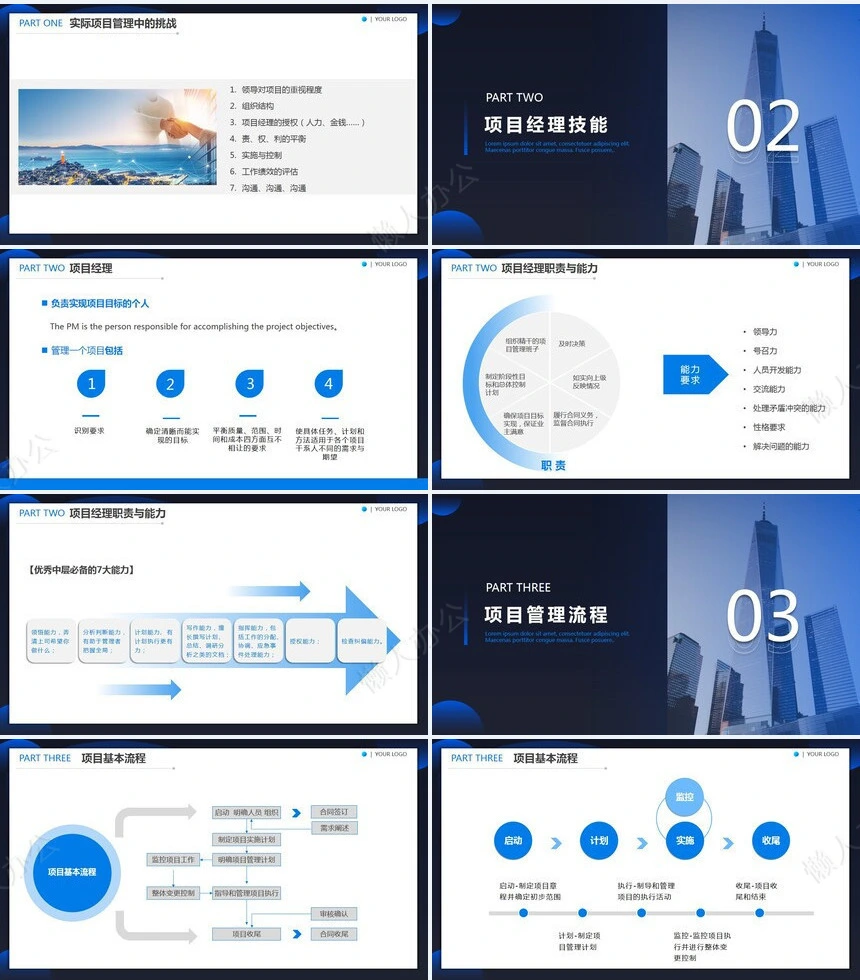 项目管理PPT模板(43)