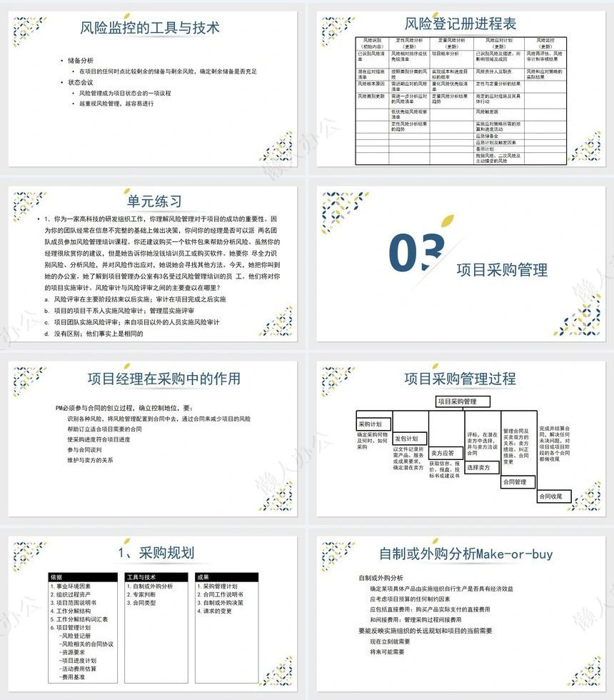 项目管理PPT模板(46)