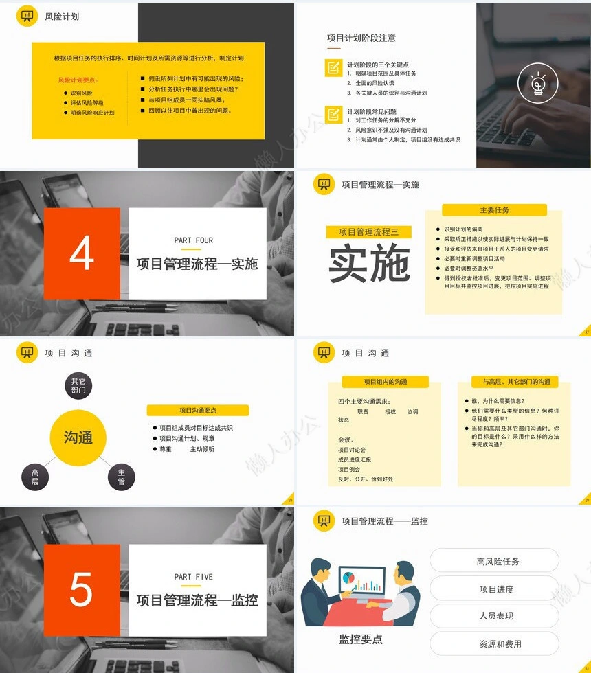 项目管理PPT模板(53)