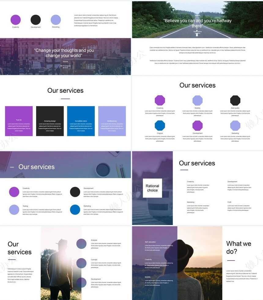 商务风通用商业计划书项目简介PPT模板