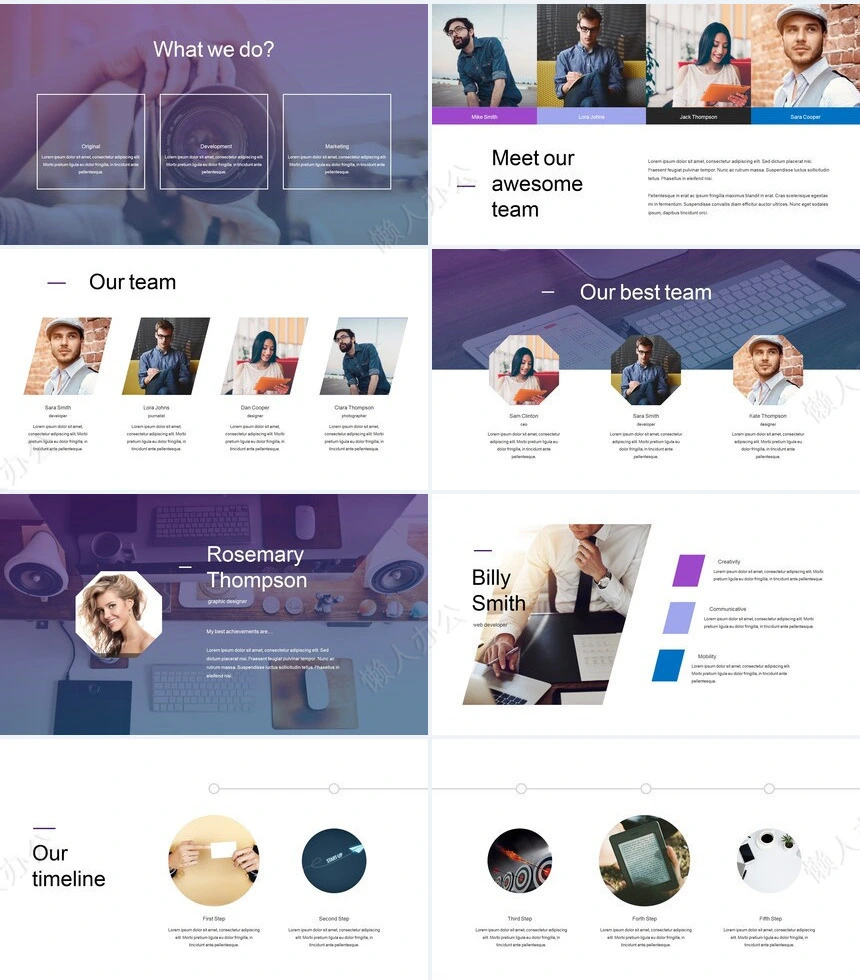 商务风通用商业计划书项目简介PPT模板