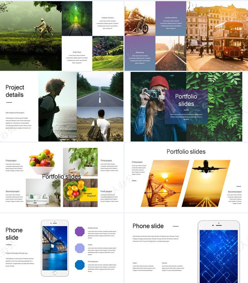 商务风通用商业计划书项目简介PPT模板