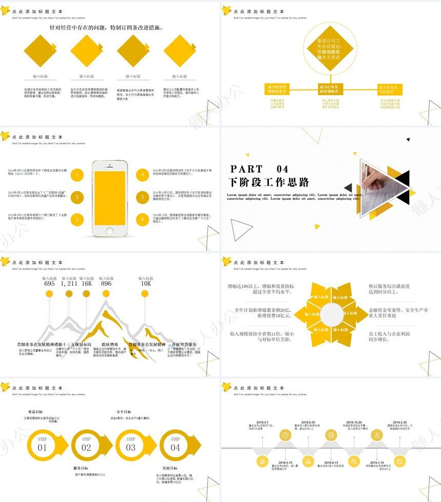 经营分析PPT模板(12)