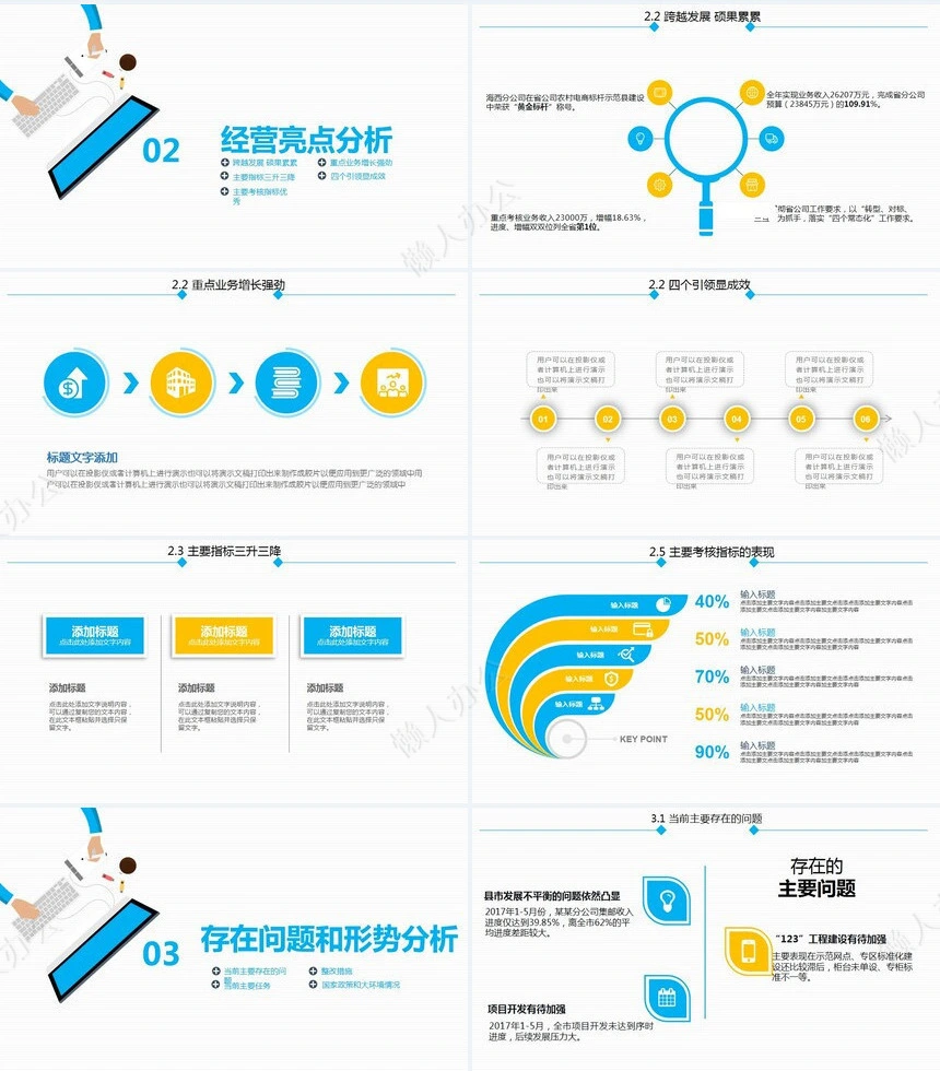 经营分析PPT模板(16)