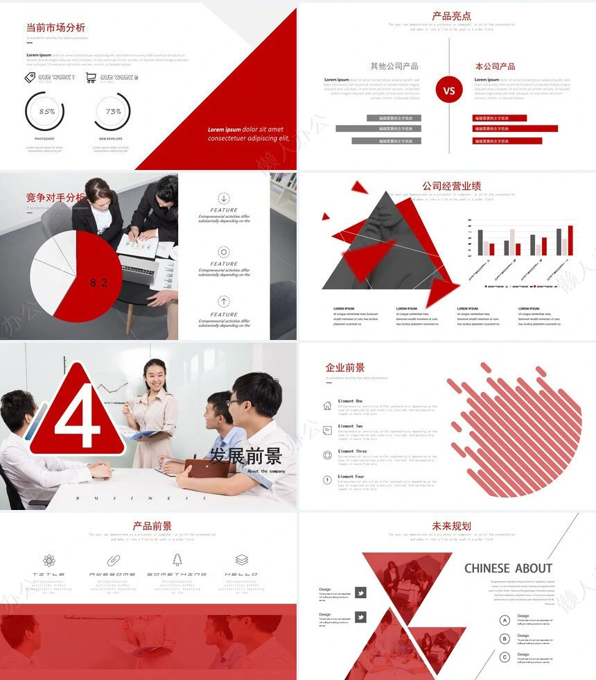 经营分析PPT模板(18)