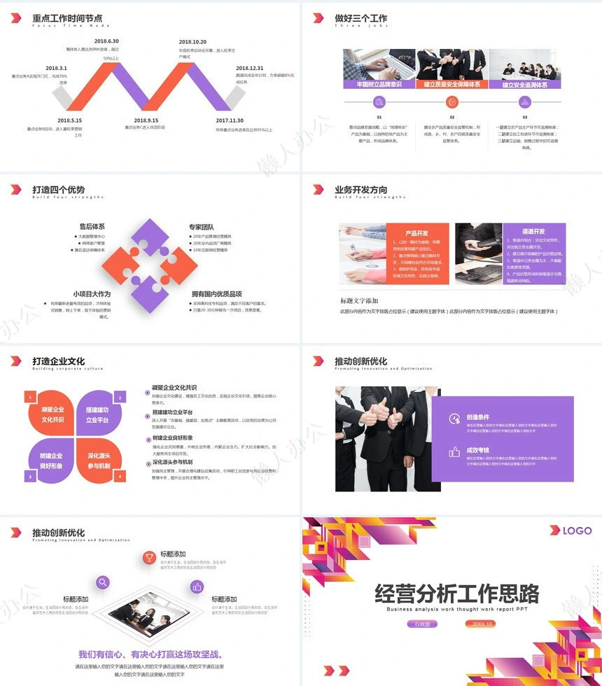 经营分析PPT模板(19)