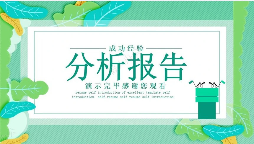 经营分析PPT模板(32)