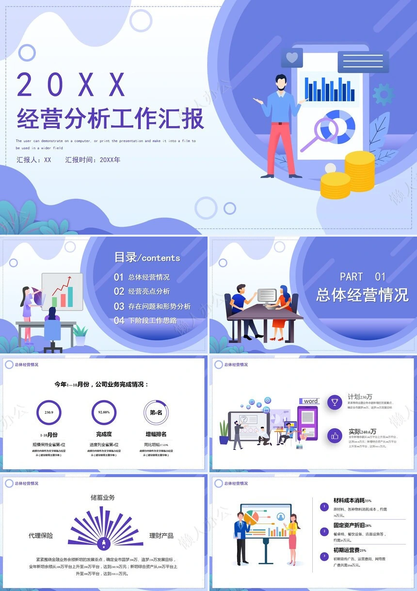 经营分析PPT模板(39)