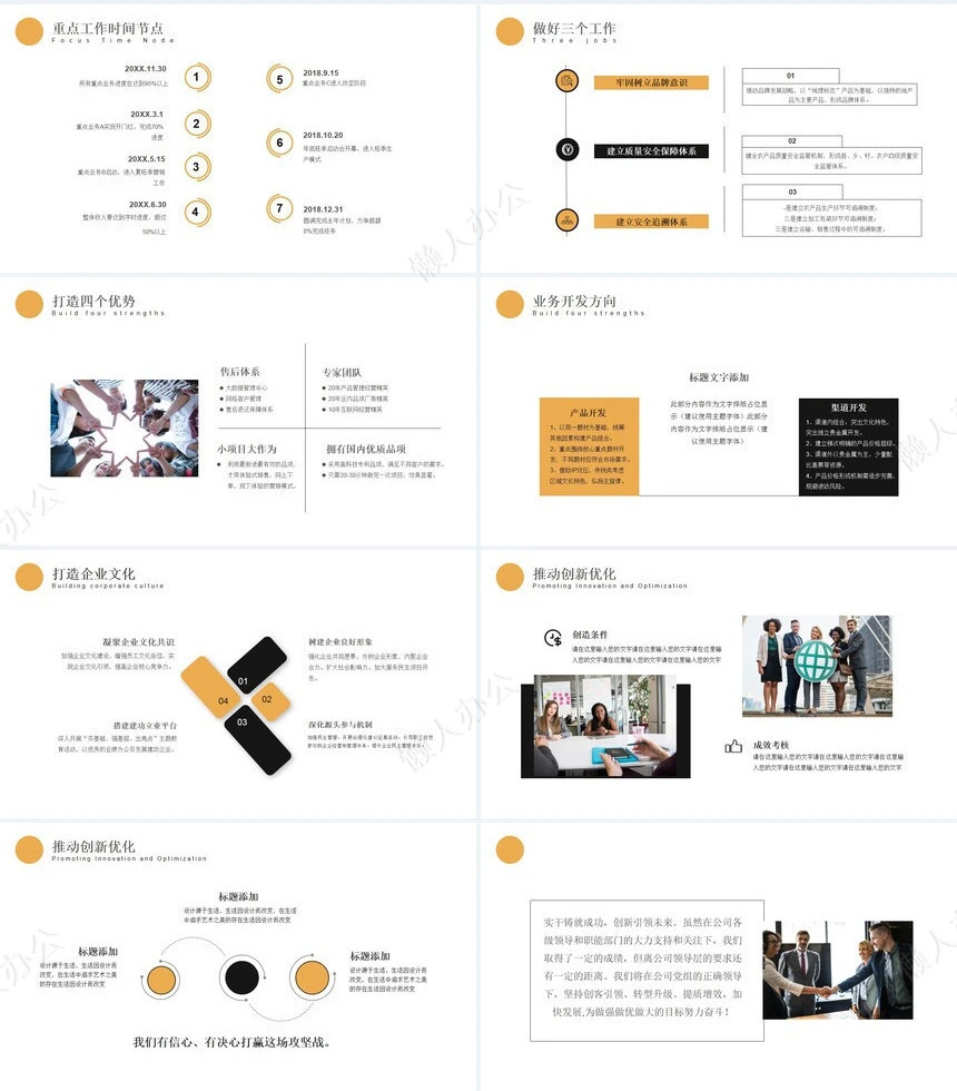 经营分析PPT模板(42)