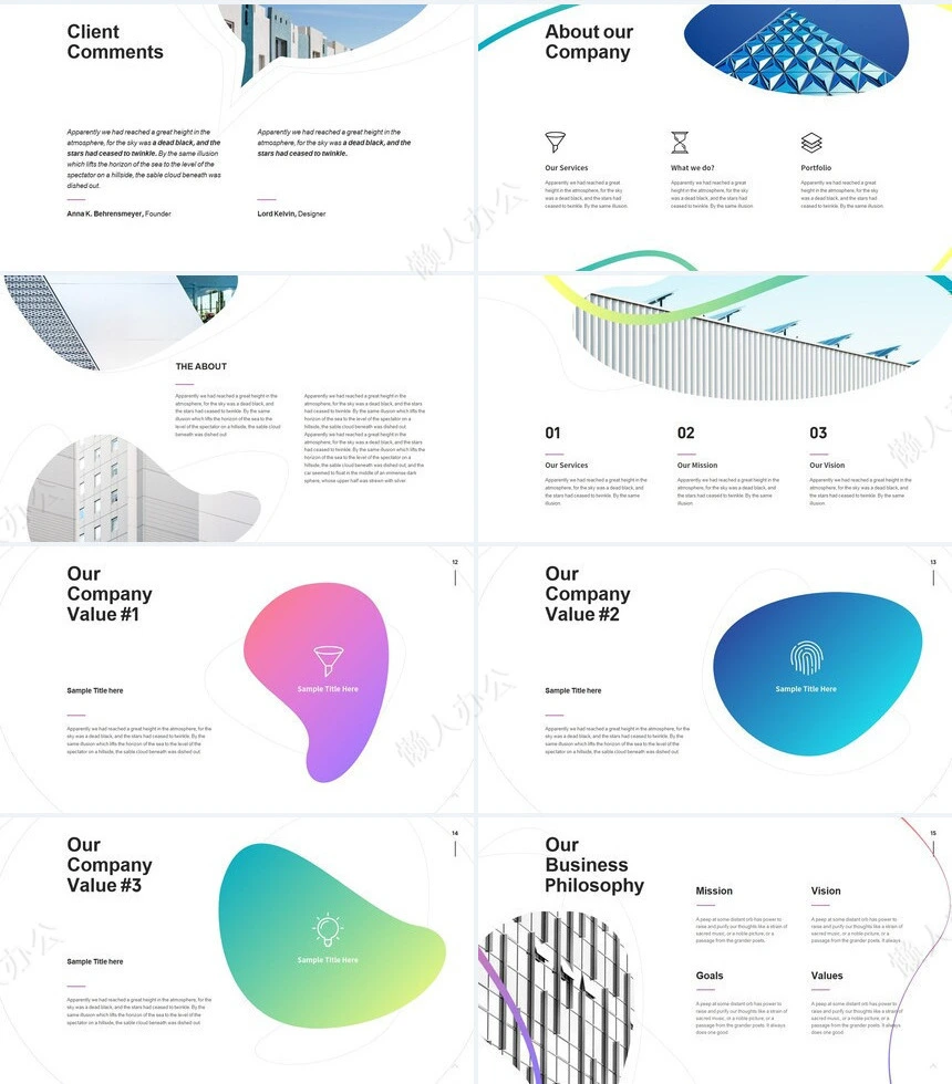 广告策划商业计划书欧美通用PPT模板