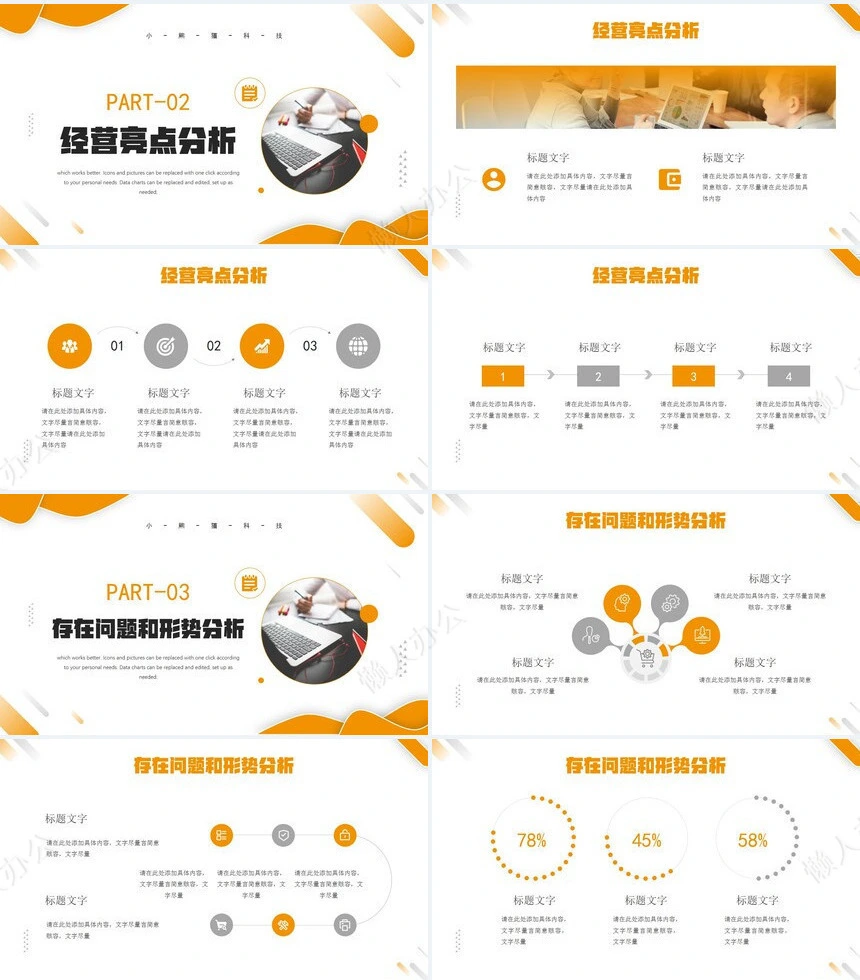 经营分析PPT模板(55)