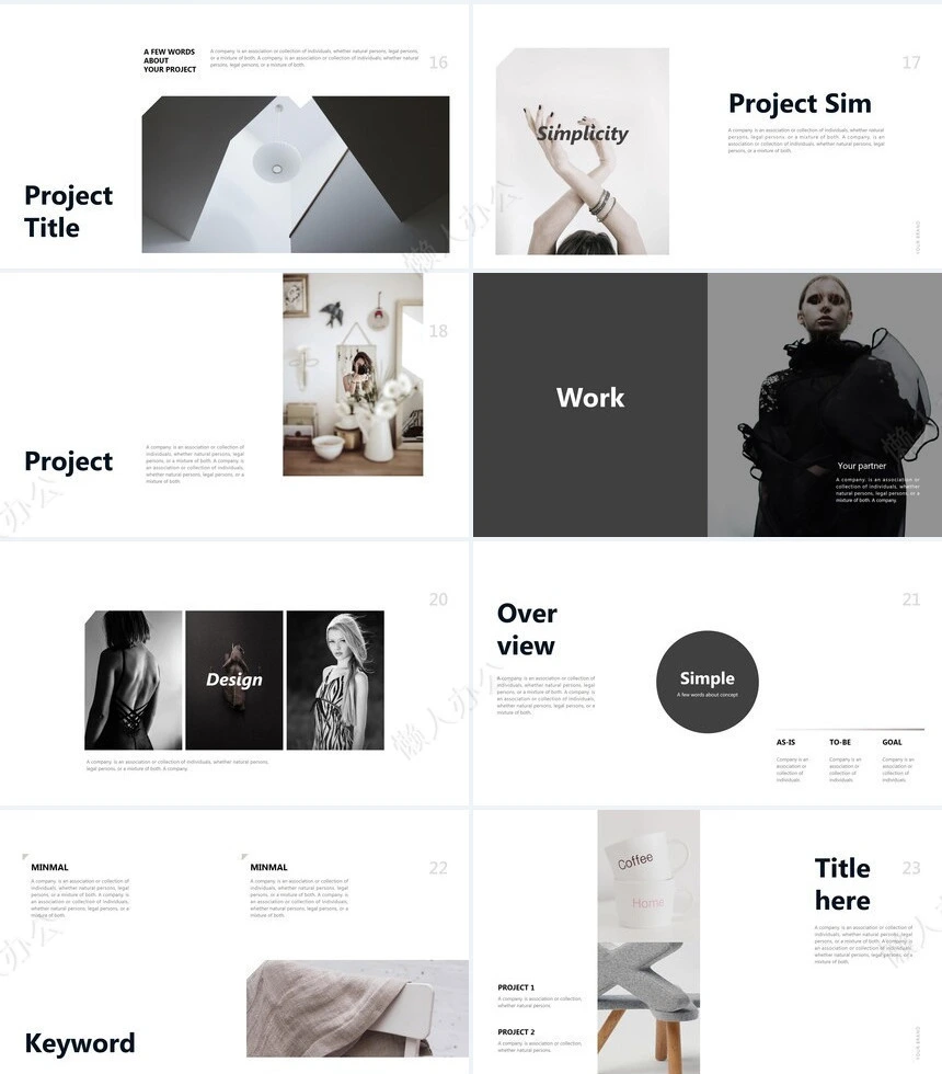 广告策划室内装修轻奢品牌商业计划书PPT模板