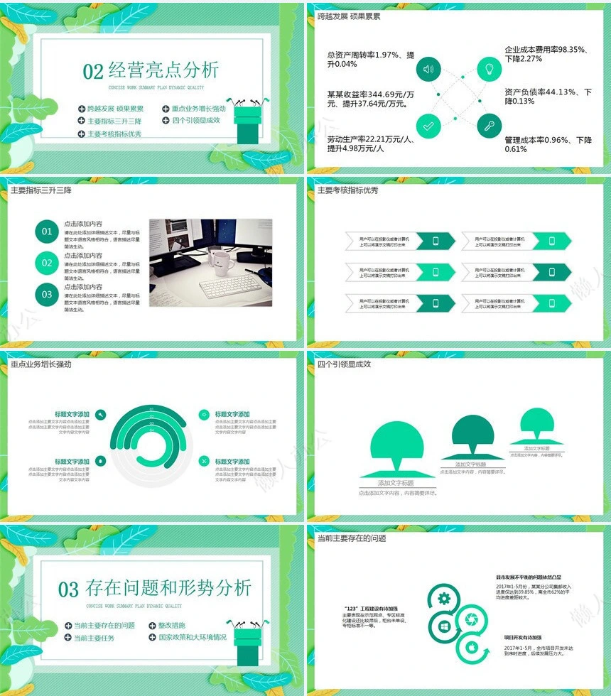 经营分析PPT模板(66)