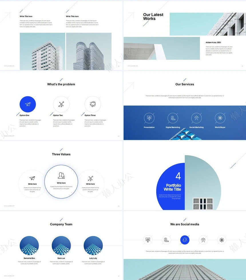 广告策划设计摄影通用PPT模板