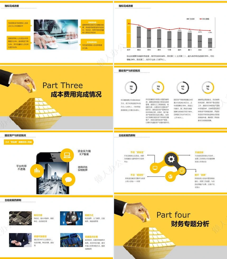 经营分析PPT模板(77)