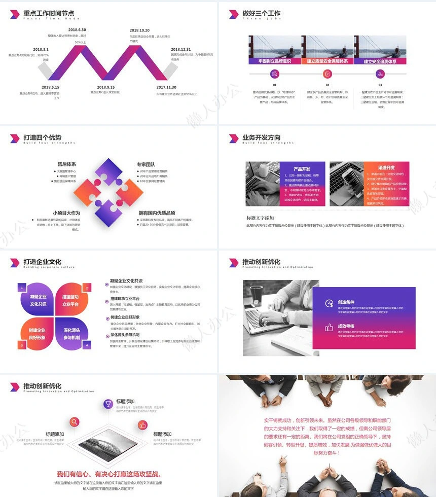 经营分析PPT模板(8)