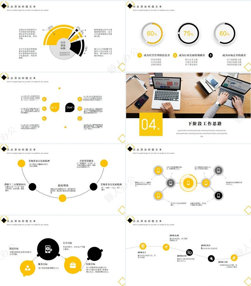 经营分析PPT模板(83)