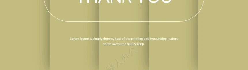 扁平化欧美商务风简约大气通用型PPT模版