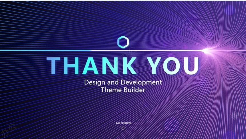 抽象艺术PPT模板(24)