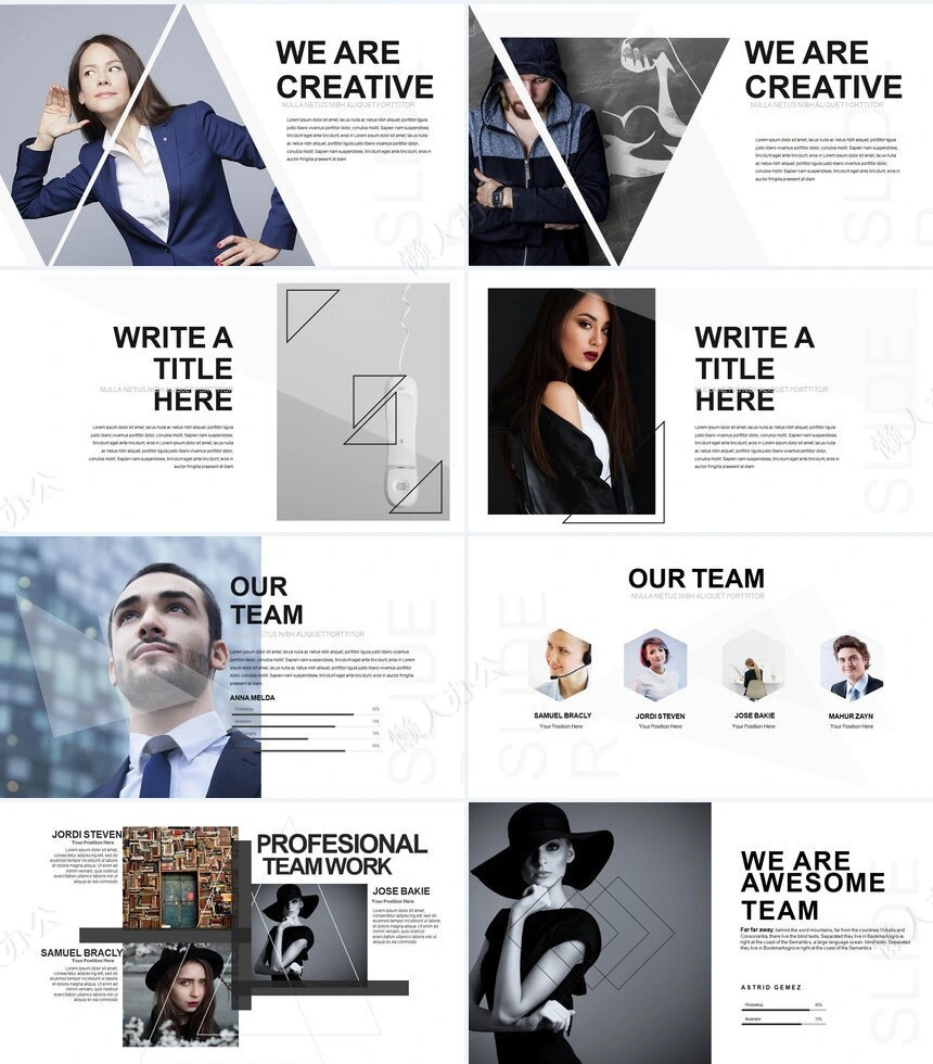 摄影设计品牌宣传PPT模板