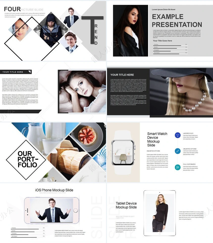 摄影设计品牌宣传PPT模板