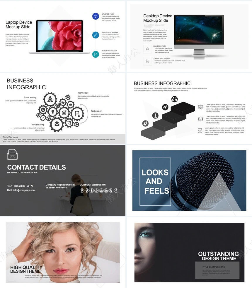 摄影设计品牌宣传PPT模板