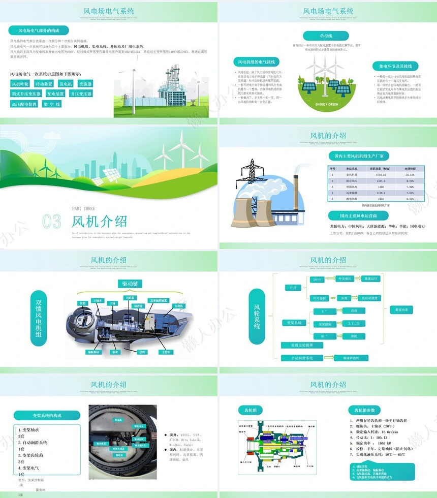 新能源通用PPT模板(36)