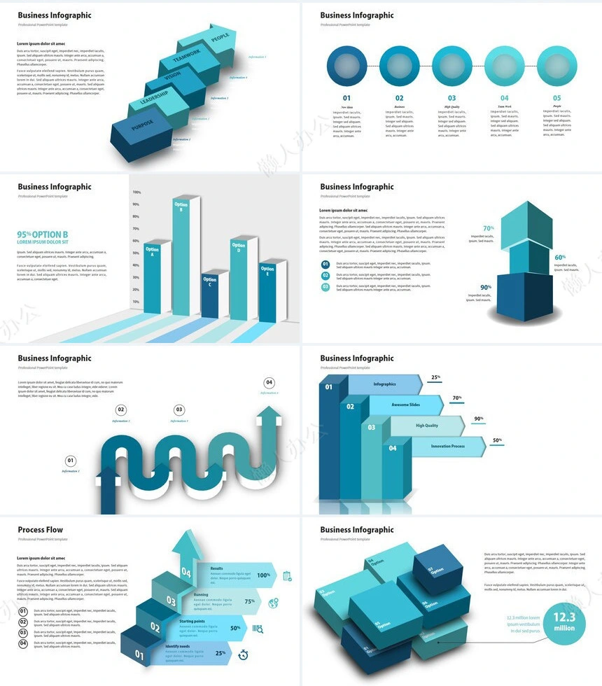 可视化通用PPT图表(15)