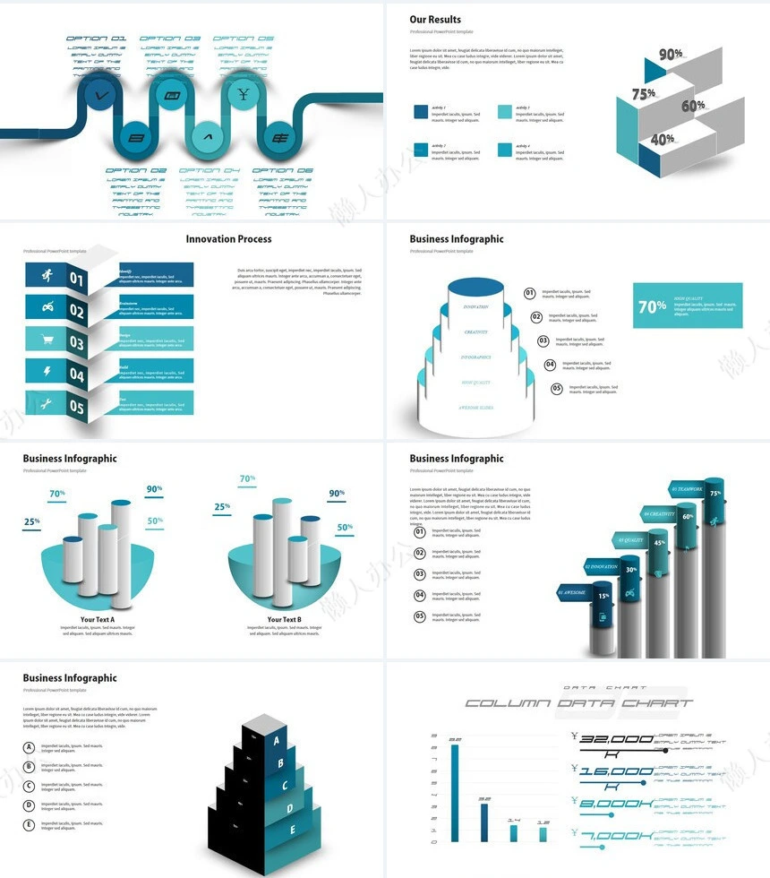 可视化通用PPT图表(15)
