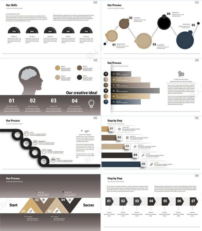 可视化通用PPT图表(16)