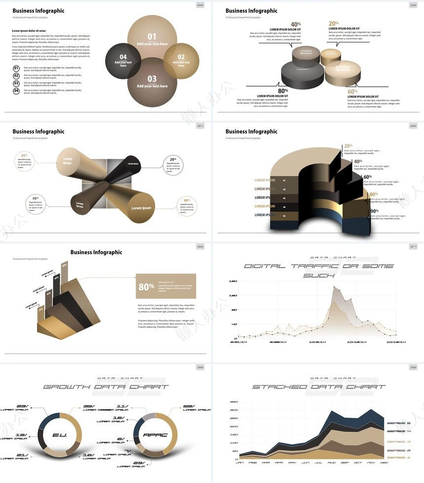 可视化通用PPT图表(16)