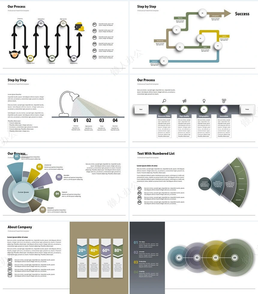 可视化通用PPT图表(17)