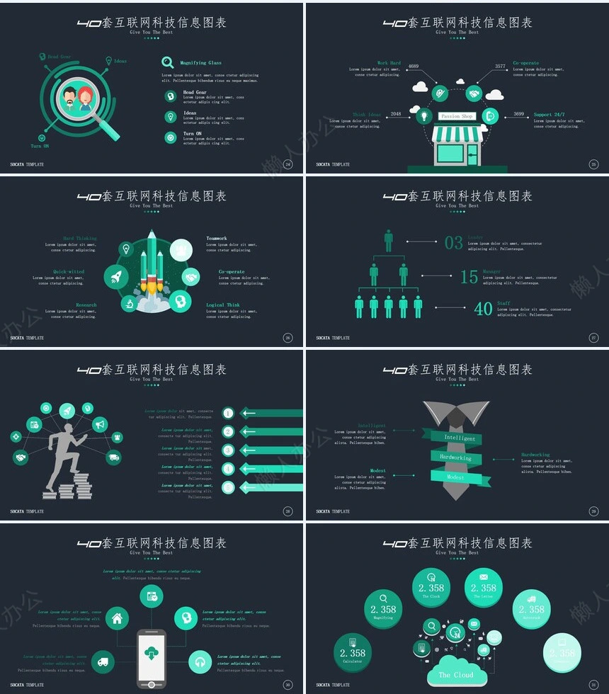 可视化通用PPT图表(23)