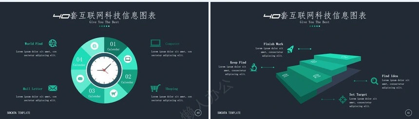 可视化通用PPT图表(23)