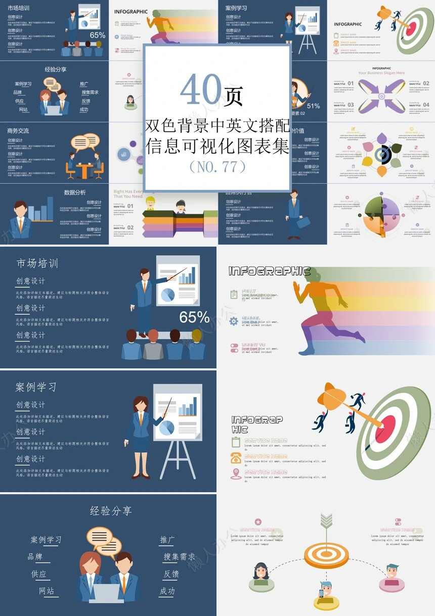 可视化通用PPT图表(26)