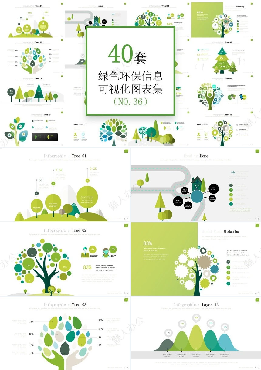 可视化通用PPT图表(31)