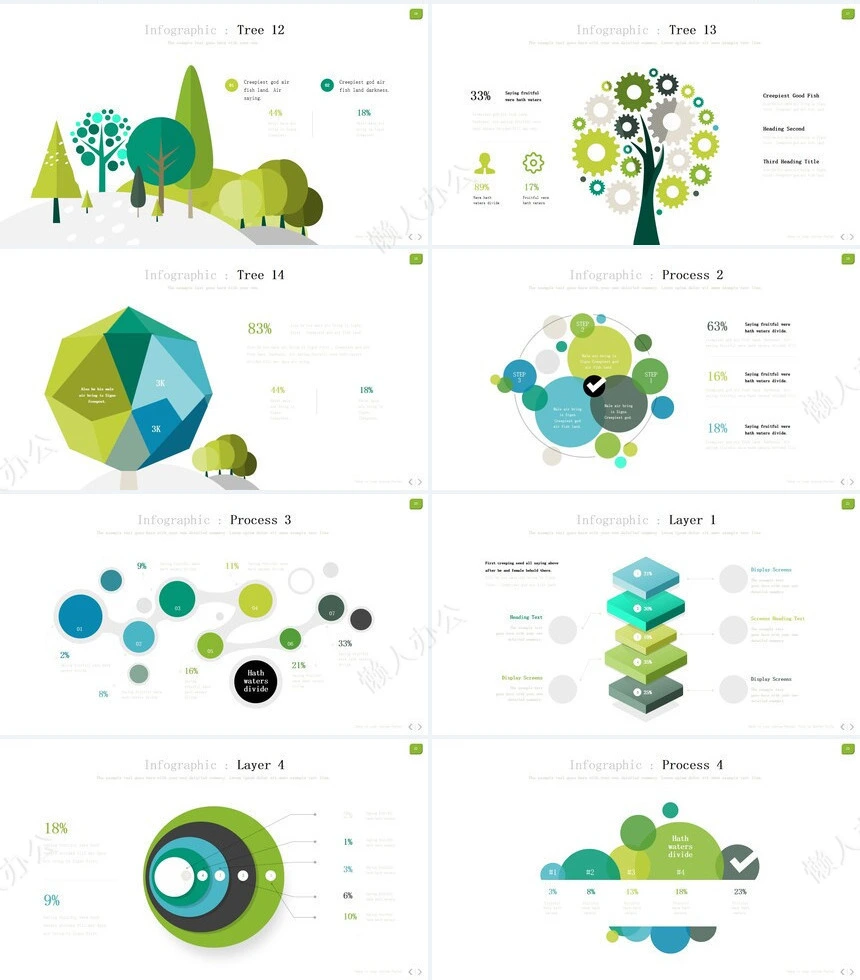 可视化通用PPT图表(31)