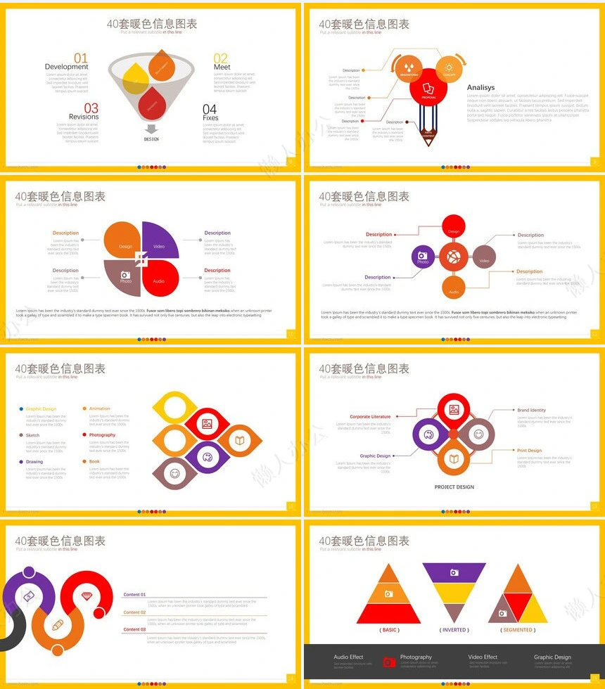 可视化通用PPT图表(36)