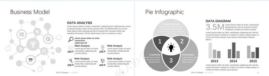 可视化通用PPT图表(37)