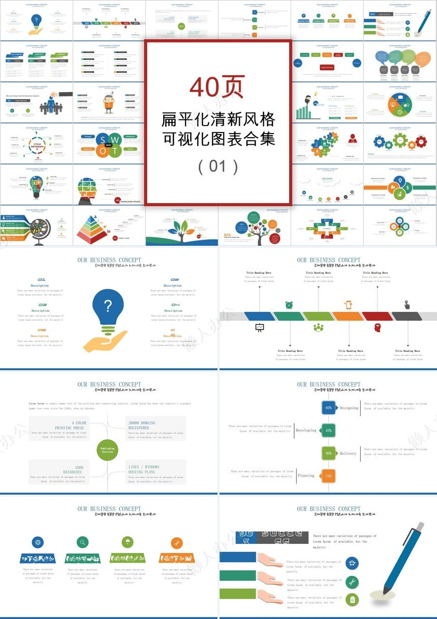 可视化通用PPT图表(41)