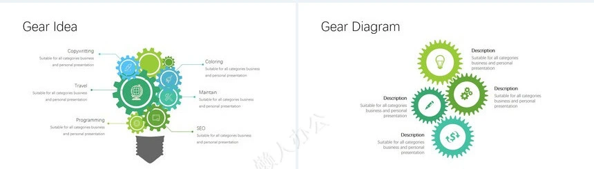 可视化通用PPT图表(44)