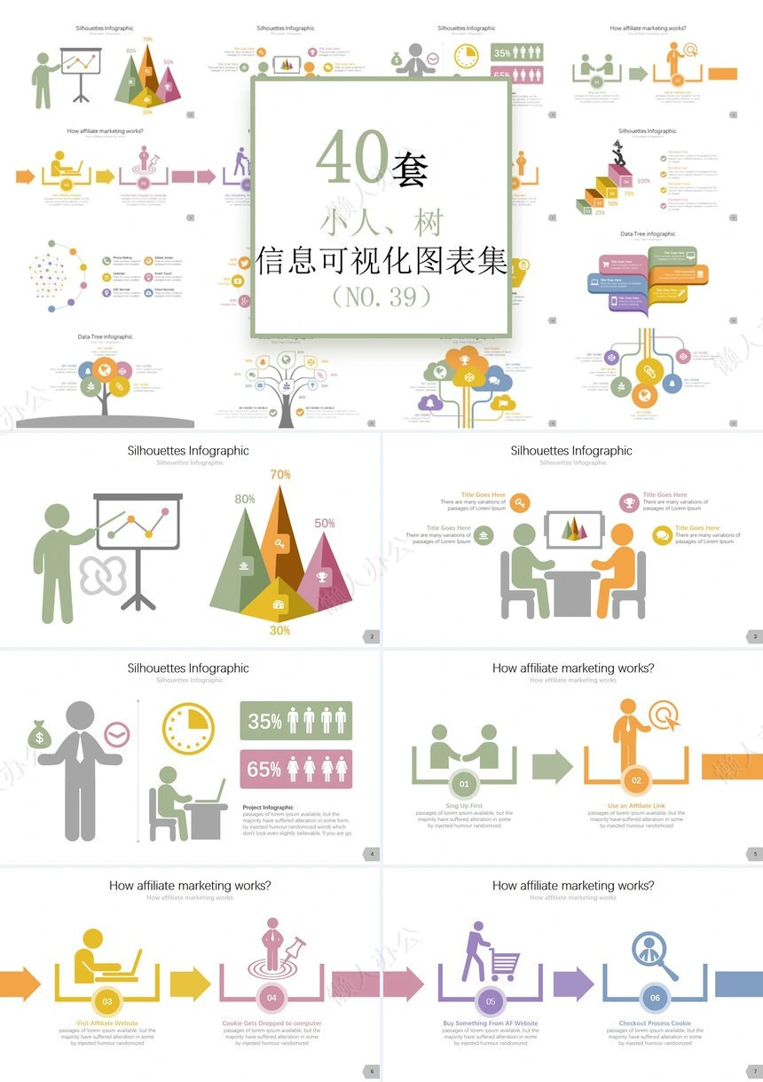 可视化通用PPT图表(5)