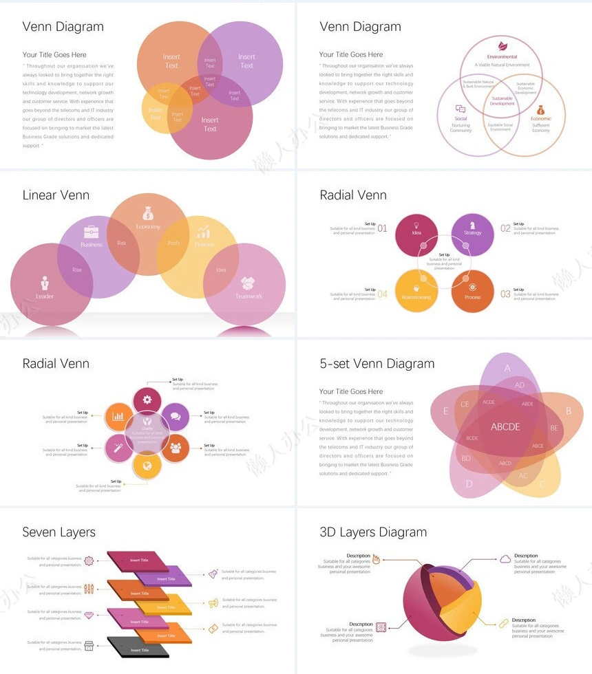 可视化通用PPT图表(7)